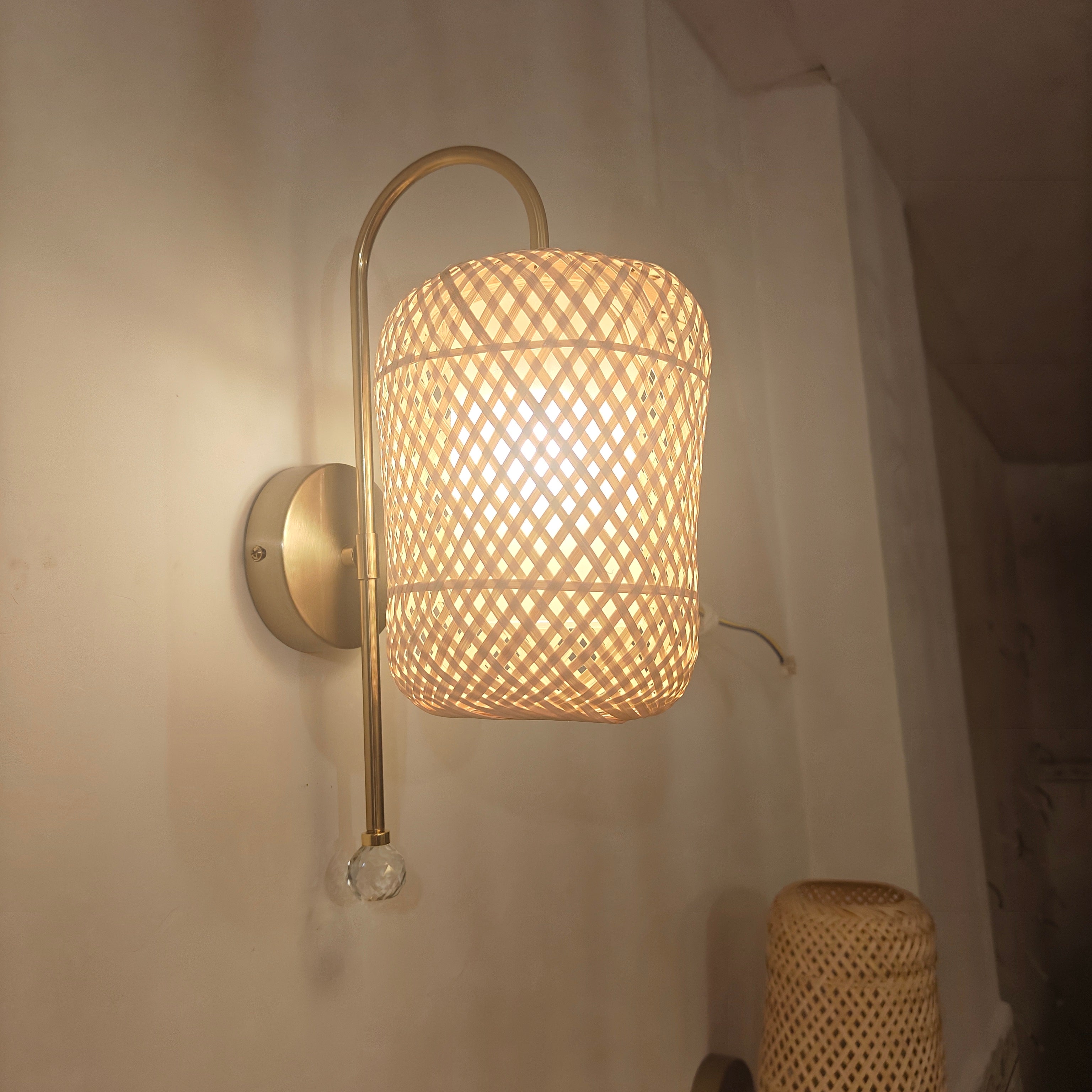 Cylandrisk væglampe