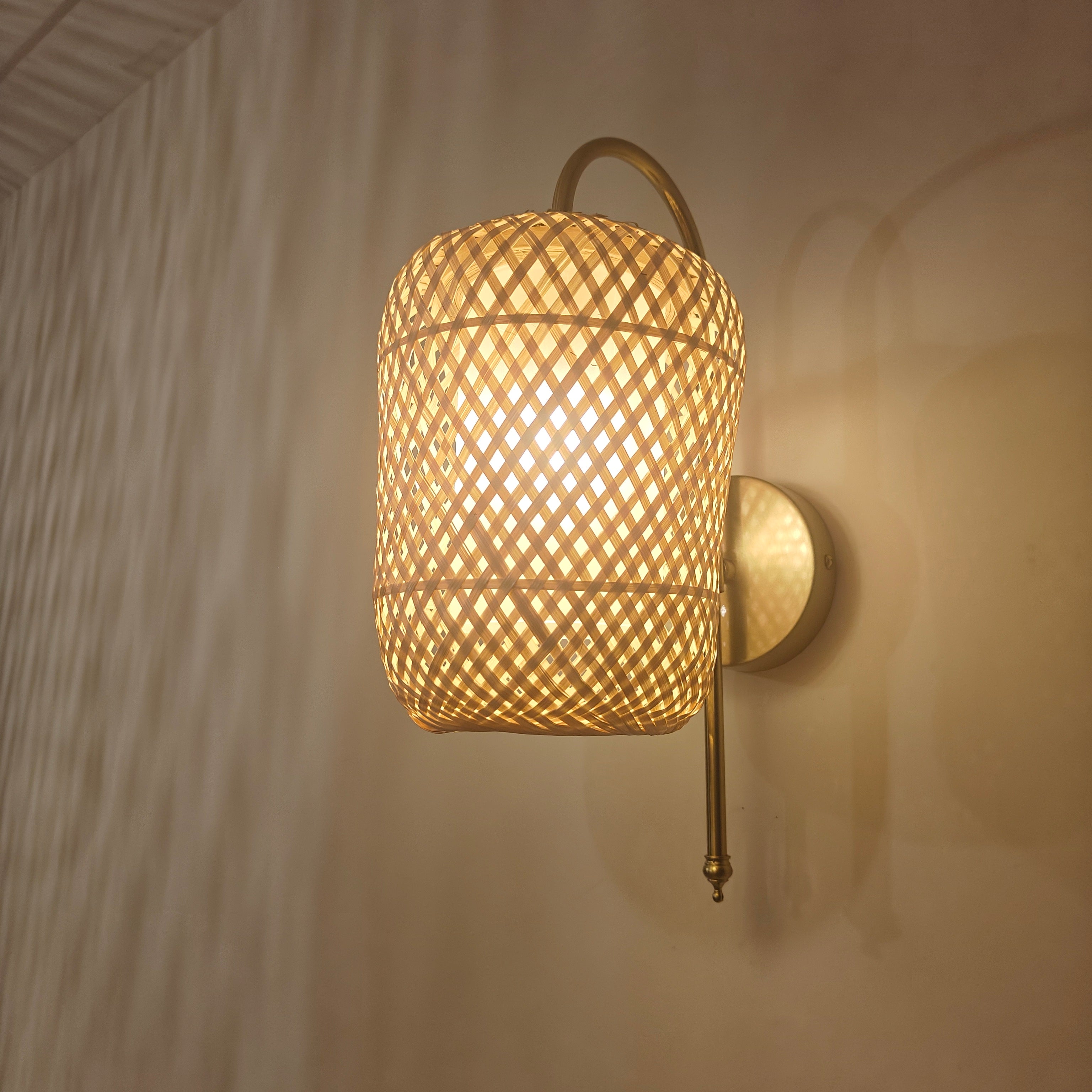 Cylandrisk væglampe