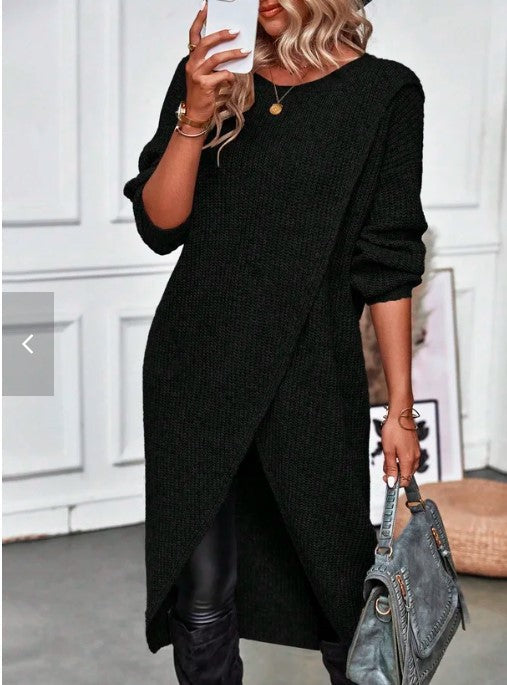 Stilfuld Sweater Kjole-Modiva